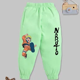 YK X Minute Mirth Boys Naruto Printed Pure Cotton Joggers-image-88