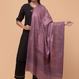 Tweedle Women Floral Woven Design Acrylic Shawl-image-63