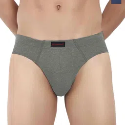 LOGGERHEAD Pack Of 2 Mid-Rise Basic BriefsLHCB001-GREY-NAVY BLUE-24