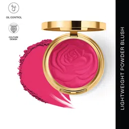 Lakme Rouge Bloom Showstopper Collection Lightweight Powder Blush 12g - Vintage Rose 1-image-92