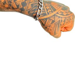 Dynamic Retail Global Stainless steel Silver-Plated Link Bracelet-image-28