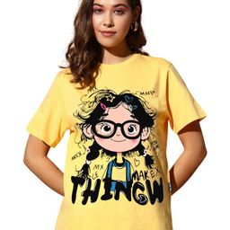 The Dry State Graphic Printed Round Neck Cotton T-shirt-image-16