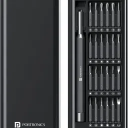 Bit Box, 24-in-1 Screwdriver Kit,Compact,Magnetic&Travel-Friendly Tool Set Offset Screwdriver Set-35