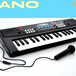 X267 Keys Piano Toy with Microphone, USB Power Cable & Sound Recording Best Birthday Gift for Boys and Girls Musical Instruments Analog Digital Piano-78