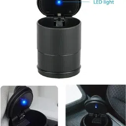 mototrive Car Garbage Bin | Vertical Push Dustbin for Easy Disposal Car Trash Bin Bag image 4