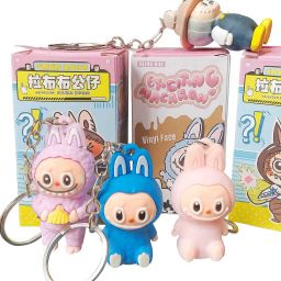 Mystery Surprise Box" LABUBU mini Keychain , Only 1 piece Key Chain-image-3