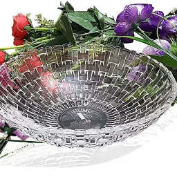 Heavy And Premium Glass Fruit & Vegetable Basket-image-46