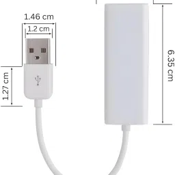 Sancy USB 2.0 to 10/100 Mbps Ethernet LAN Adapter Fast Network Connection Lan Adapter image 2