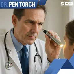 bos medicare surgical Warm Pen Torch for Doctors, Medical Students & ENT Use |Pocket Clip Design Torch image 5