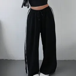 dockstreet Women Solid White Track Pants-picture-43