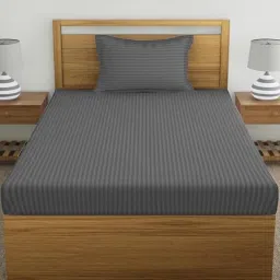 180 TC Cotton Single Floral Flat Bedsheet-image-96