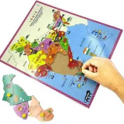 India Map States & capital Jigsaw Puzzles Educational /Learning Toys for kids-19
