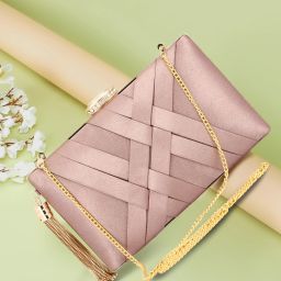 Party Gold, Pink Clutch-image-16