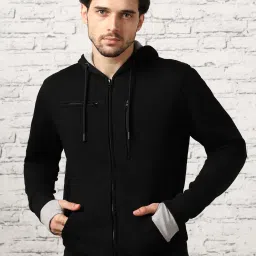 Men Full Sleeve Solid Hooded Sweatshirt-image-29