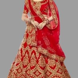 Embroidered Semi Stitched Lehenga Choli-image-80