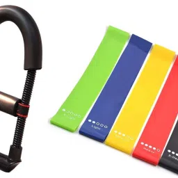 Pull Rope Resistance Band with Wrist Exerciser Fitness Accessory Kit Kit-image-28