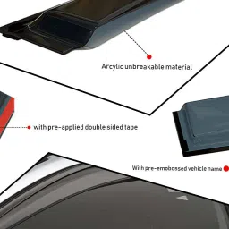 rse Front, Rear Wind Deflector image 4