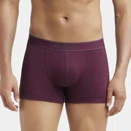 jockey 1015 Super Combed Cotton Rib with StayFresh Tech Solid Men Trunk-picture-4
