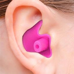 for Swimming for Adult and children Swimmers, Diving (1 Pair) (Pink) Reusable Ear Plug-image-9