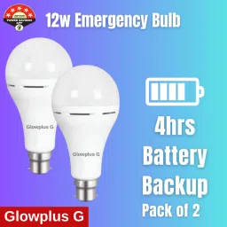 Must-Have 12W Bulb Pack of 2 – Backup Lighting 3 hrs Bulb Emergency Light-image-42