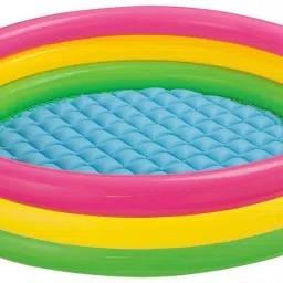 billionBAG 3ft Round Baby Inflatable Swimming Pool-16