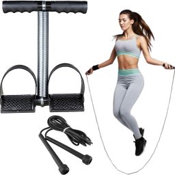 Tummy Trimmer & Skipping Rope With Gym Equipment for Home Gym Exerciser Ab Exerciser-10