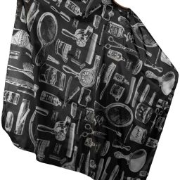 Cutting Cape Hairdressing Cloth Anti-Wrinkle Barber Cape Salon Cutting Styling Makeup Apron-image-16