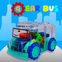 Gear Bus |Friction-Powered Mini Bus with Gear Technology| Birthday Gift for Kids-image-5