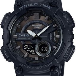 casio Youth Combination ( AEQ-110W-1BVDF ) Analog-Digital Watch - For Men AD218-picture-37