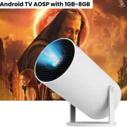 Frony Smart Projector for Home 4K Support Rotabable Design withApp Netflix,YouTubeD292 (4500 lm / 1 Speaker / Wireless / Remote Controller) Portable Projector-14
