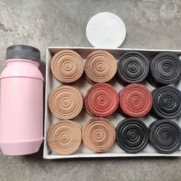 Carrom Coin Set of 24 coins with Stricker And Powder Board Game Carrom Pawns Carrom Pawns-image-10