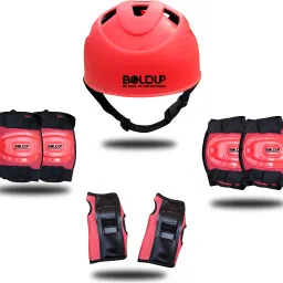 SKATING PROTECTIVE KIT FOR MAN AND WOMEN(RED)L Skating Helmet-26