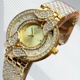 Analog Watch - For Girls BUTTERFLY GOLDEN 023-picture-29