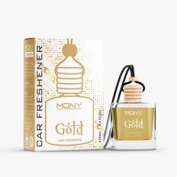 Gold Car Perfume, Fresh, Ozonic, Long Lasting, Hanging Car Freshener Diffuser-22