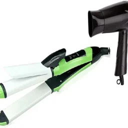 WIB 2 In 1 Hair Straightener Curler And Heavy Duty Hair Dryer Personal Care Appliance Combo-image-61