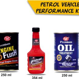 Car Care Kit (Engine Flush, Petrol Fuel Treatment, Oil Treatment) Combo-10