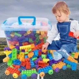 Best 100+Pcs Building Bricks and Blocks toys in a Charming Bag Perfect Gift-39