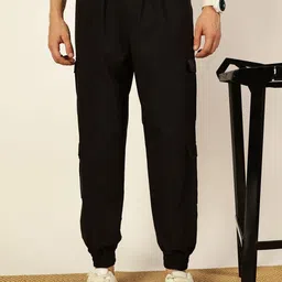 Thomas Scott Men Smart Loose Fit Joggers Trousers-image-18