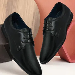 Ajanta Men Textured Formal Derbys-picture-14