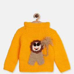 CHUTPUT Unisex Kids Embroidered Woollen Pullover-67