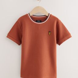 NEXT Kids Boys Drop-Shoulder Sleeves Pure Cotton T-Shirt-picture-29