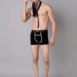 FRENCHIE X-Rizz Tencel Micro Modal Ultra Soft Breathable Solid Trunks with Anti Microbial Properties image 2