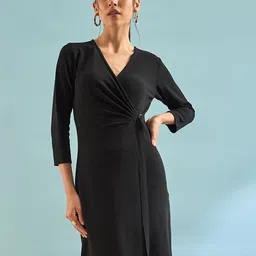 PANIT Women V-Neck Bodycon Dress-picture-14