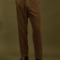 Espanshe Holden Men Regular Fit Corduroy Trousers-image-60