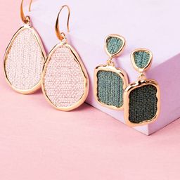 SALTY Set Of 2 Drop & Hoop Earrings-65