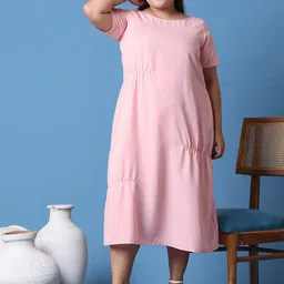 theRebelinme Tiered A-Line Midi Plus Size Dress-image-6