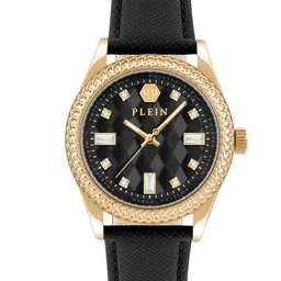PHILIPP PLEIN Women Brass Dial & Leather Textured Straps Analogue Watch PWCDA0224-image-73