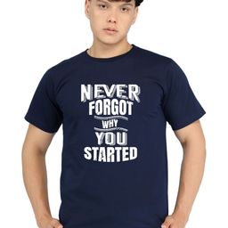 BRAWNY BATTLER Typographic Printed Round Neck Cotton T-shirt-image-69