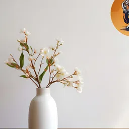 THE QUIRKY HOME White & Yellow Tiger Printed Ceramic Premium Decorative Wall Decor-image-98