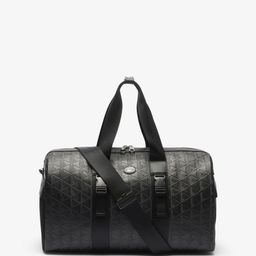 Lacoste Leather Oversized Structured Handheld Bag with Cut Work-9